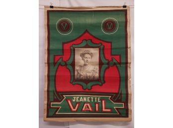 Antique Marquee Theater Poster Jeanette Vail