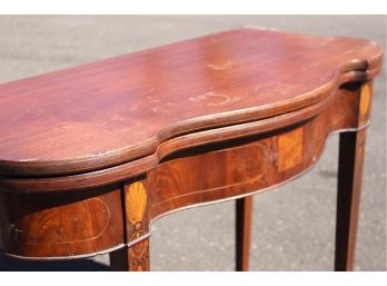 Antique Console Table With Label 1854.