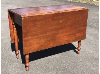 Large Vintage Drop-leaf Table