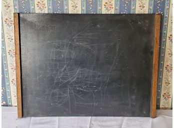 Antique All Wood School Chalkboard