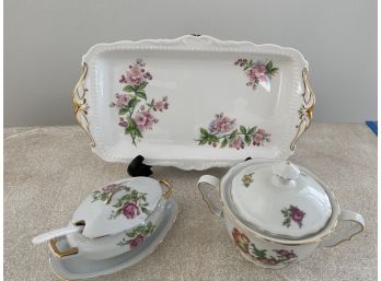 Two Pieces Royal Albert And One Czechoslovakia