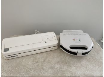 Premium Dual Sandwich Maker & FoodSaver Compact II