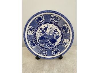 Blue & White Round Serving Dish