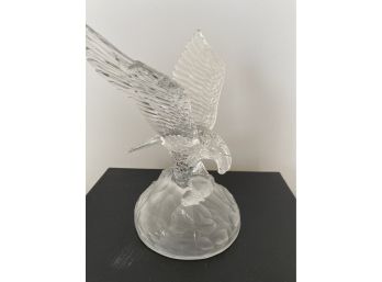 Pressed Glass Eagle Figurine