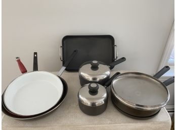 Group Of Pots And Pans