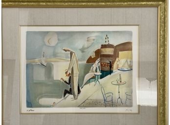 Nachum Gutman Israeli Artist Lithograph Signed 899/1000