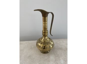 Decorative Brass Pitcher