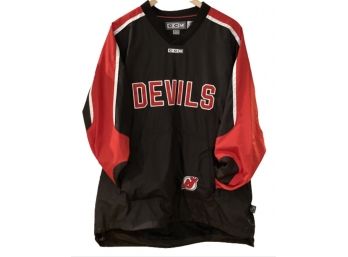 Authentic CCM NJ Devils Popover Jacket, Sz. XL