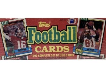 1990 Topps Complete Set Of 528 Football Cards