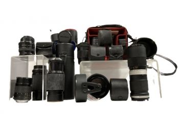 Impressive Lot Of Assorted Camera Lens Collection