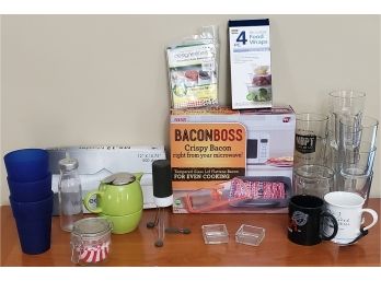 Kitchen Cooking, Glassware And More - Robo Stir, & As Seen On TV Bacon Boss