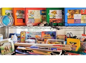 Huge Education, Book, Puzzle And Crafting Lot