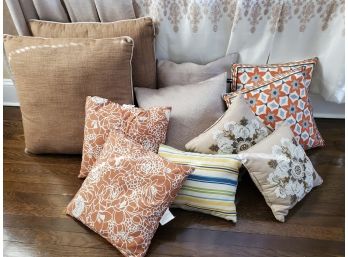 Assortment Of Decorative Pillows