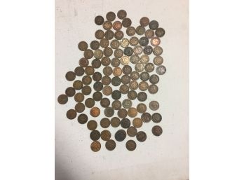 100 Indian Head Pennies 19 Th And 20 Th Century Good Condition