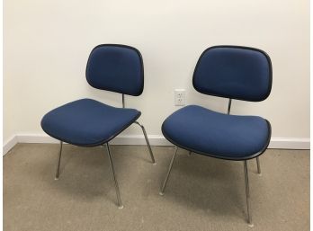 Vintage Herman Miller Eames DCM EC-127 Soft Pad Chairs Group #2 Of 3