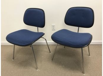 Vintage Herman Miller Eames DCM EC-127 Soft Pad Chairs Group #3 Of 3