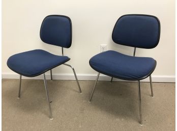 Vintage Herman Miller Eames DCM EC-127 Soft Pad Chairs Group #1 Of 3