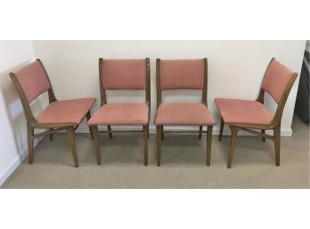 Set Of 4 Mid Century Modern Drexel 'profile' John Van Koert Dining Chairs