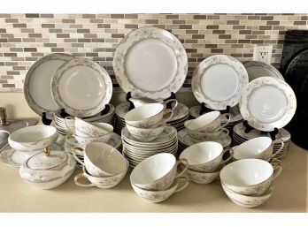 Mikasa Fine China, Victoria Pattern - 79 Pieces