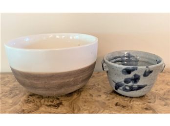 Two Stoneware Bowls