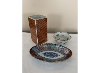 Three Asian Inspired Decorative Pieces