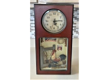 Decorative Rooster  Wall Clock