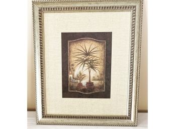 Decorative Print Depicting Palm Trees