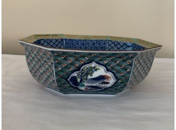 Blue Porcelain Oriental Bowl