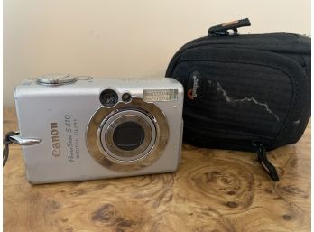 Canon Power Shot Camera With Case