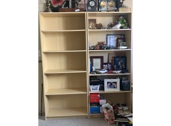 Two Contemporary Bookcases