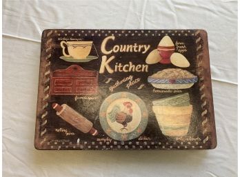 Seven Wood Placemats, Country Kitchen