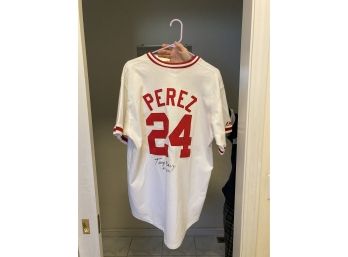 Tony Perez Signed Jersey