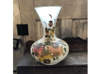 Signed Painted Vase