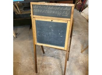 Antique Children's Chalkboard Easel