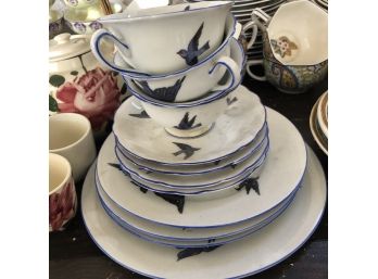 Victoria Austria Bird Dish Set