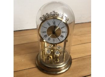 Vintage Bucherer Cloche Clock With Quartz Movement