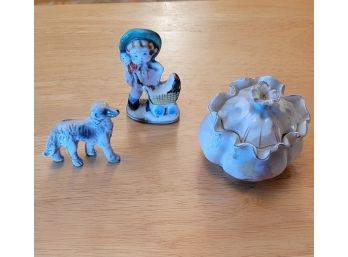 Set Of Three Small Ceramic Pieces