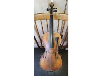 Antique Violin With Inlay