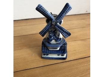 Vintage Curacao Souvenir Ceramic Windmill