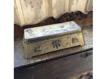 Heavy Decorated Box Marked Benedict Australian Gold 1066