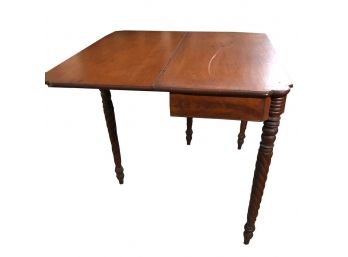 Vintage Wood Flip Top Table