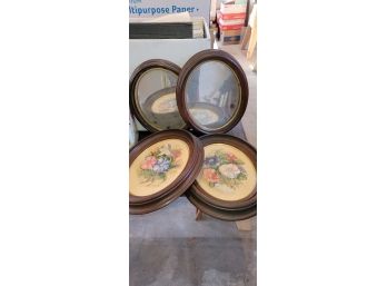 Set Of 4 Oval Frames