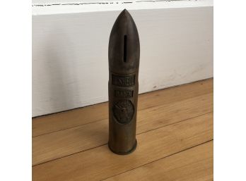 Brass And Iron Artillery Shell Bank