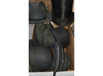 Vintage Men's Hat Box Lot