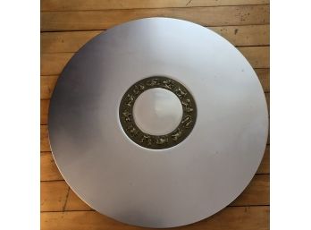 1930s Kensington Aluminum Zodiac Platter 18'