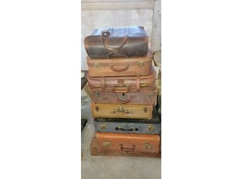 Stack Of Vintage Luggage