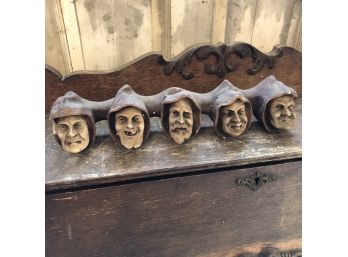 Slightly Ghoulish Faces Wall Hanging