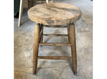 Primitive Wood Stool