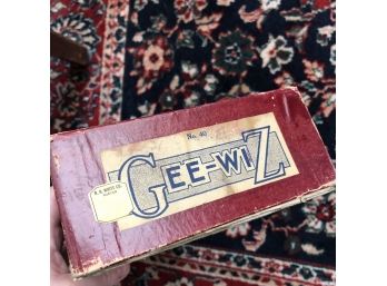 1930's Gee-Wiz Horse Racing Game With Box