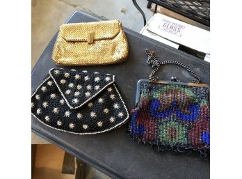 Trio Of Vintage Beaded Clutches